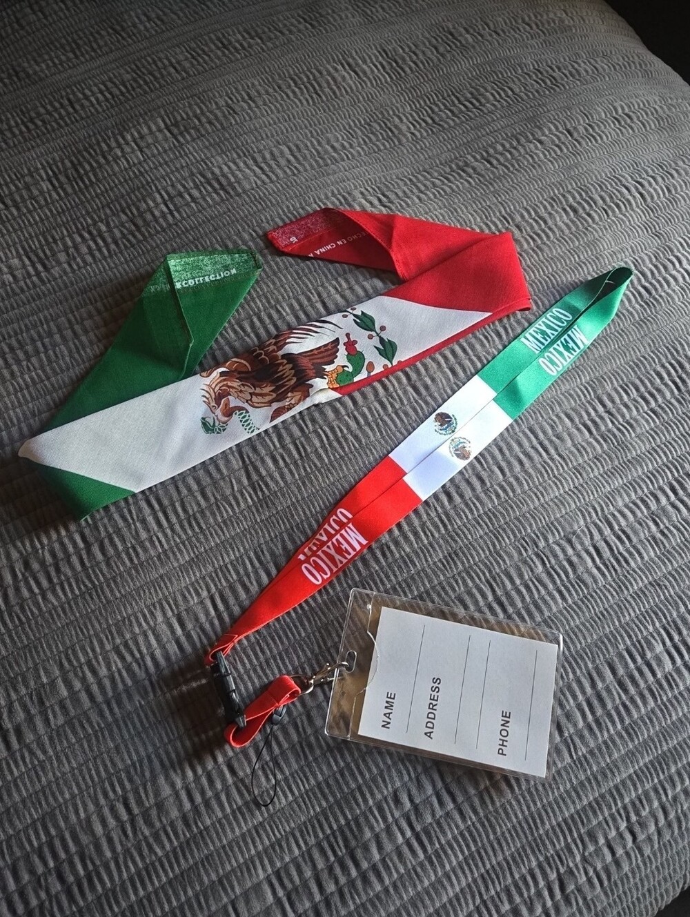 Mexico bandana & Key Lanyard